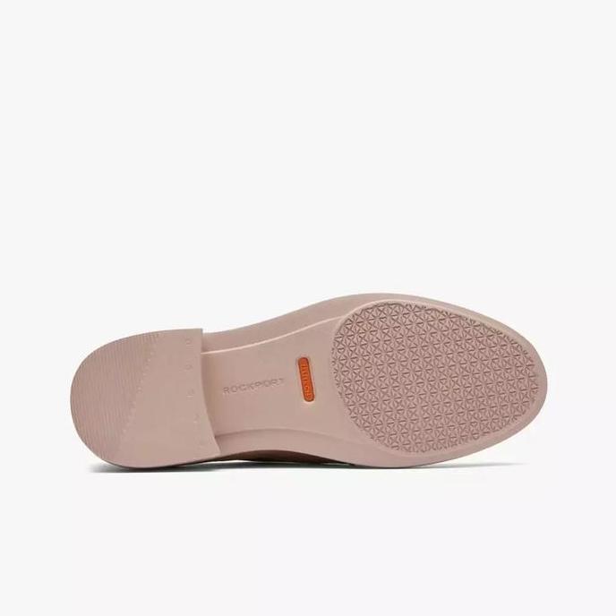 Ready Rockport Women's TM Lennox Oxford Farro Loafers Wanita Leather