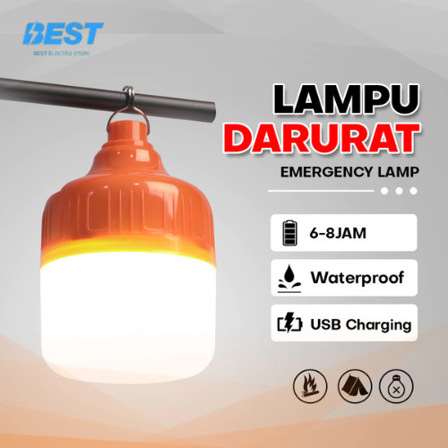 Cod Lampu Emergency Darurat Bulb Led Indoor Outdoor Rechargeable - Lampu Darurat Led Bulb