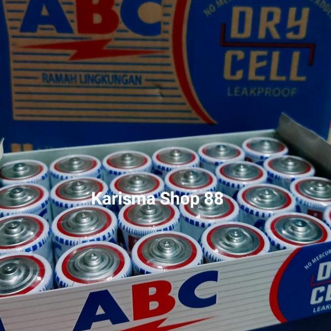 Batre ABC biru besar isi 24 pcs/ baterai / battery / batu abc