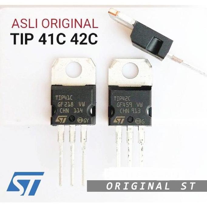 KOQOZIE TIP 41C 42C TRANSISTOR TIP41 TIP42 ORIGINAL 41 42