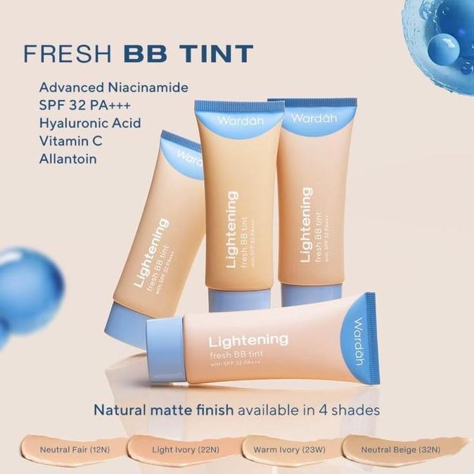 FLASH SALE - BB CREAM WARDAH BIRU 30ML / BB CREAM WARDAH LIGHTENING