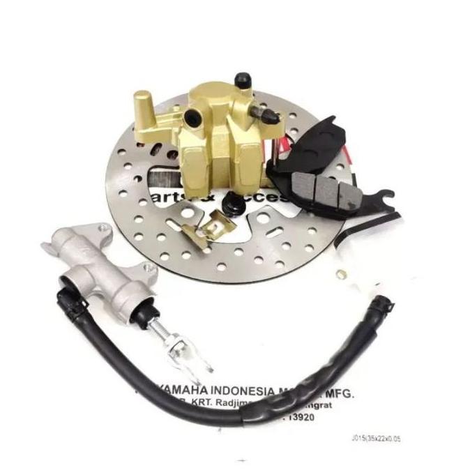 piringan cakram belakang+master rem+kaliper belakang Yamaha Vixion old