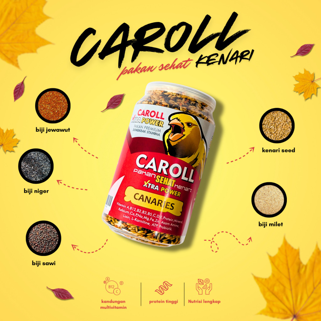 Caroll Kenari Pakan Penggacor Kenari