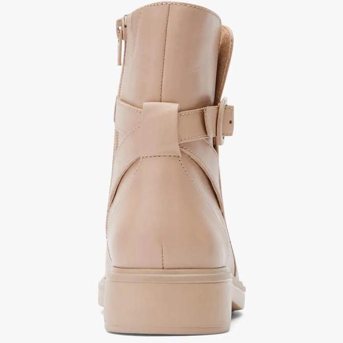 Ready ROCKPORT TM Lennox Bootie Original Sepatu Boots Wanita Leather - NEUTRAL BEIGE