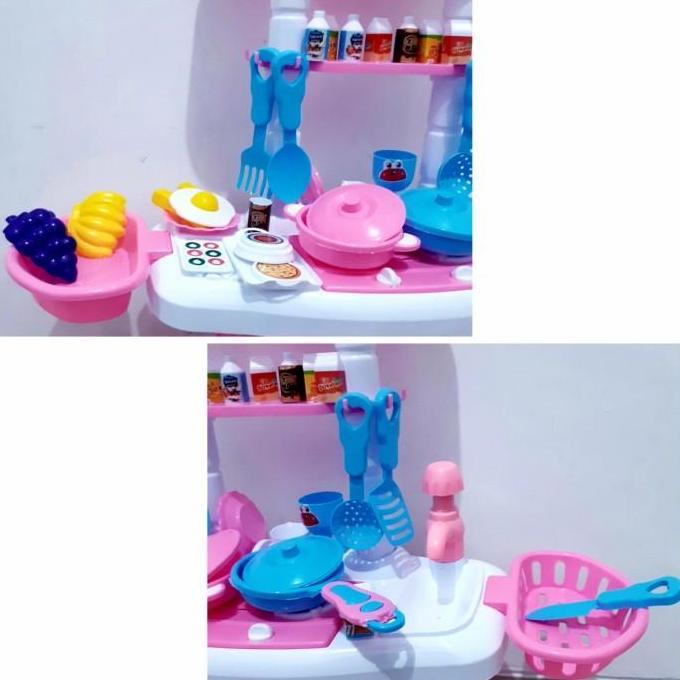 Mainan Kitchen Set Jumbo - Masak Masakan Besar Anak Perempuan Cewek