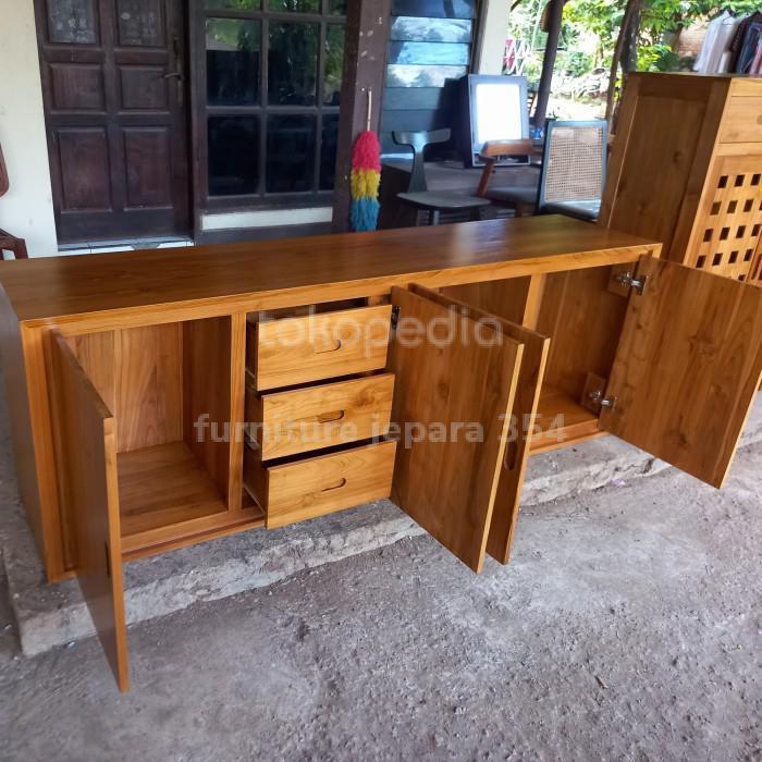 Bufet Kabinet Kayu Jati TPK_mentah