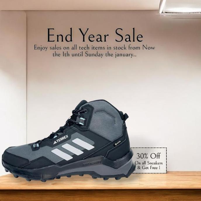 Ready adidas Terrex Ax4 Mid Gore-tex Hiking 'Grey Pink' GZ3050