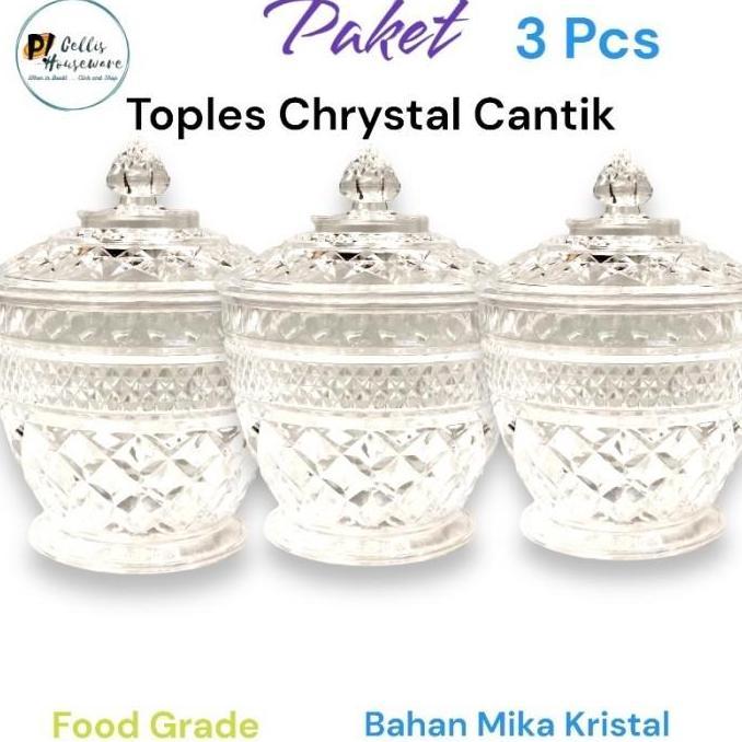 Toples Cantik Chrystal 3 pcs - Toples Kristal