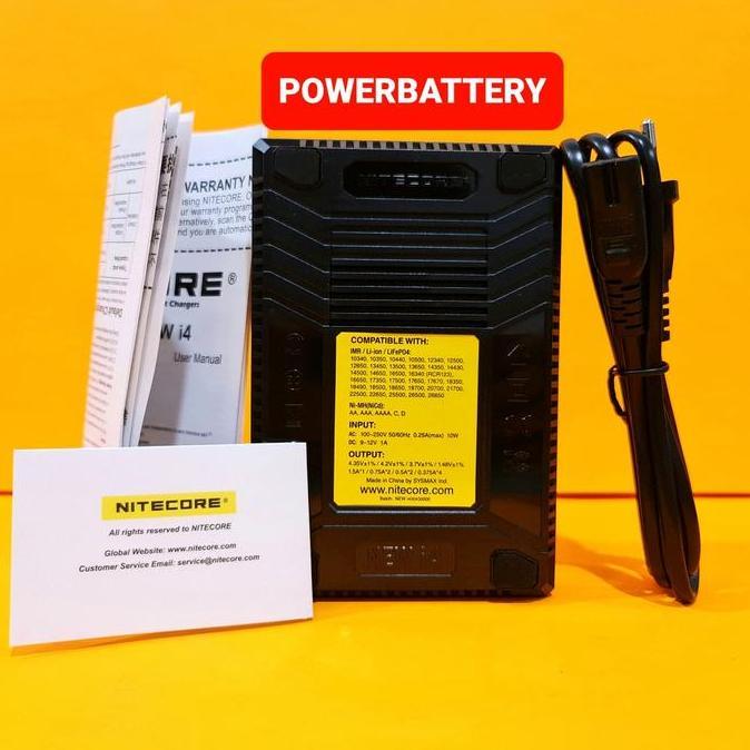 Nitecore New i4 Intellicharger 4 SLOT Charger murah