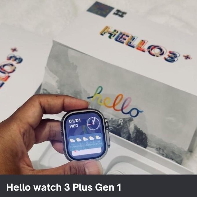 Thebest- Smart Watch Hello Watch 3 Plus Amoled watch Ultra 8