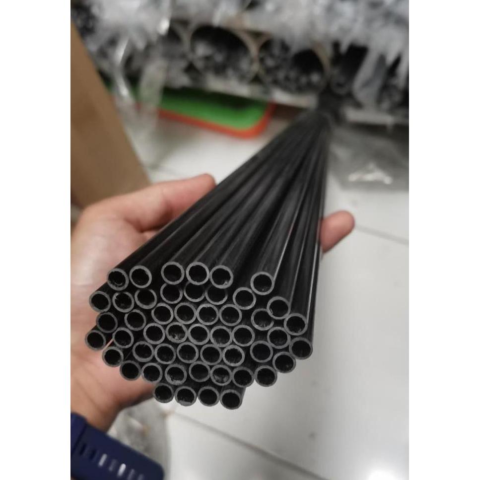 1meter Pipa karbon Carbon Tube 6x5mm OD 6mm ID 5mm 6x5 mm diameter 5mm