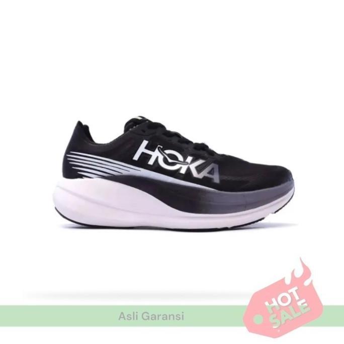 Ready SEPATU HOKA ONE ONE ROCKET X2 BW ORIGINAL  Sneakers guarantetrusted