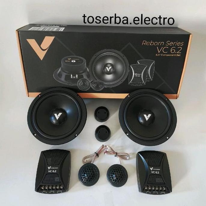 Speaker Split 2Way 6,5 Inch Veruso Vc 6.2 By Vox Research Audio Mobil
