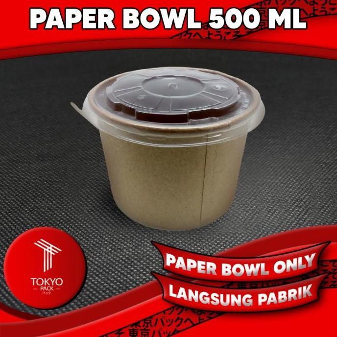 Paper Bowl 500 ml / Mangkok Kertas / Rice Bowl Paper 500 ml
