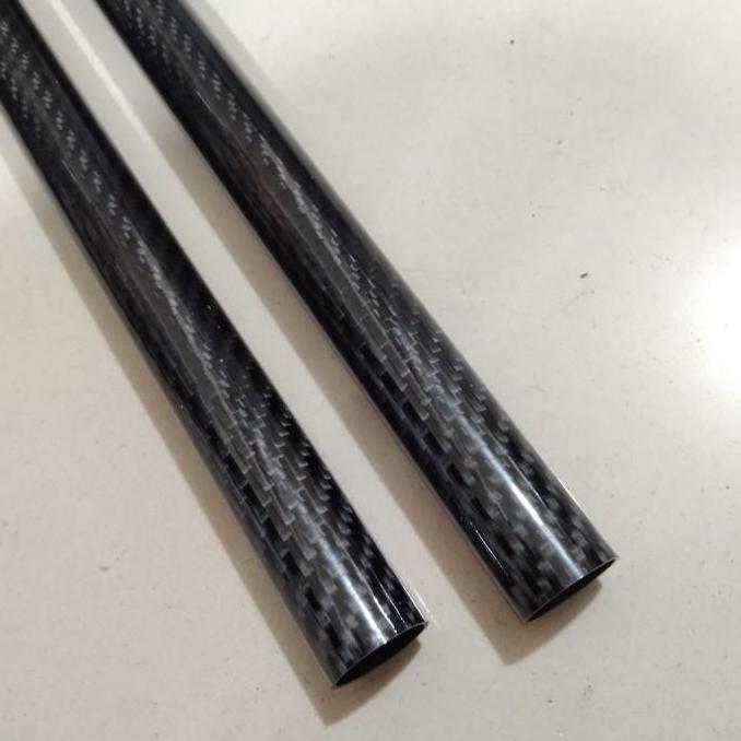 Carbon Tube 3k 20mm x 18mm pipa carbon fiber karbon holow Glosy