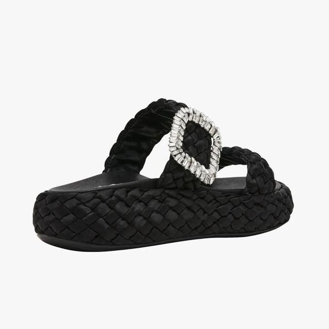 Ready STEVE MADDEN GLITCH SVMGLITCH486 Original Sandal Wanita - Black