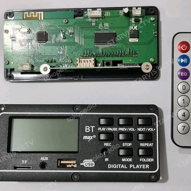 KRISWO kit mp3 bluetooth max lcd display pcb besar 12v