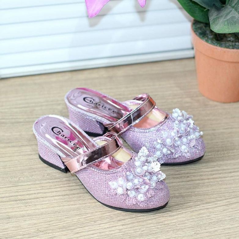 DISKON ROSALINA [COD]SANDAL PESTA ANAK PEREMPUAN BAPAU MUTE ANTI SLIP