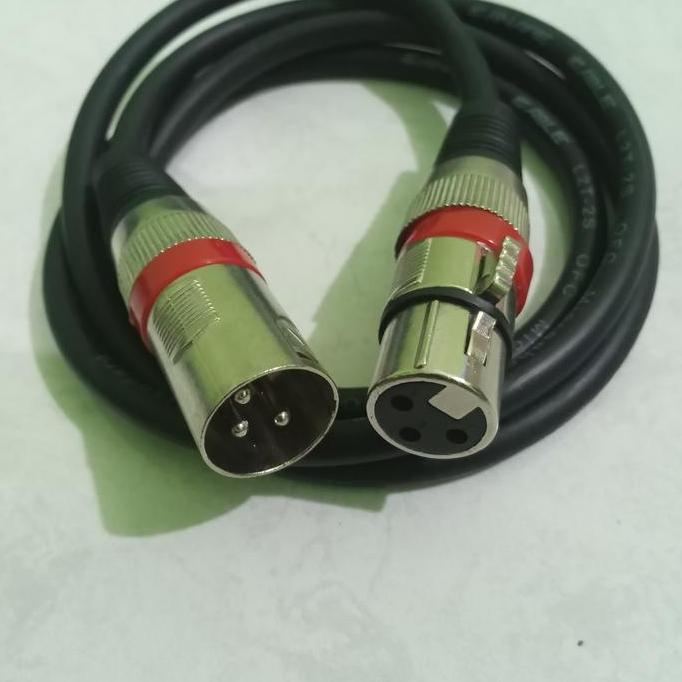 ZHAMBIRE Kabel Mic jek xlr canon Male to jek xlr canon female 5 METER