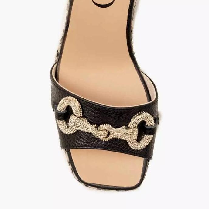 Ready Gaimo Cory By Linea Original Women'S Heels Shoes Leather - Black