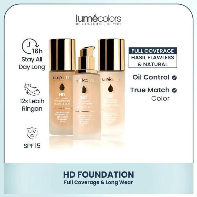 GRATIS ONGKIR - Lumecolors Foundation Original 100% Lumecolor Foundation
