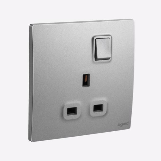 LEGRAND STOP KONTAK AC MALIA SENSE 13A-250V DARK SILVER SIAP KIRIM