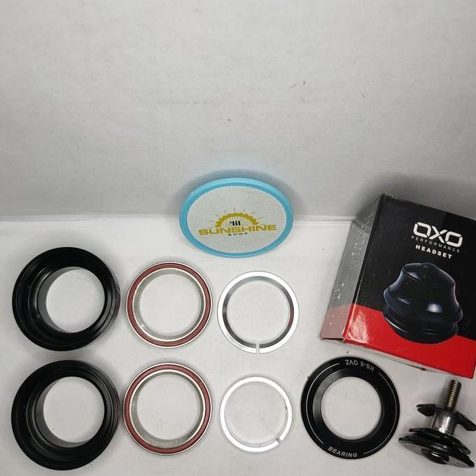 Headset OVERSIZE BEARING OXO HS8 Untuk Fork OS 28.6 Kom Mangkok 34mm Tube Frame Bawah 34x30mm Atas 3