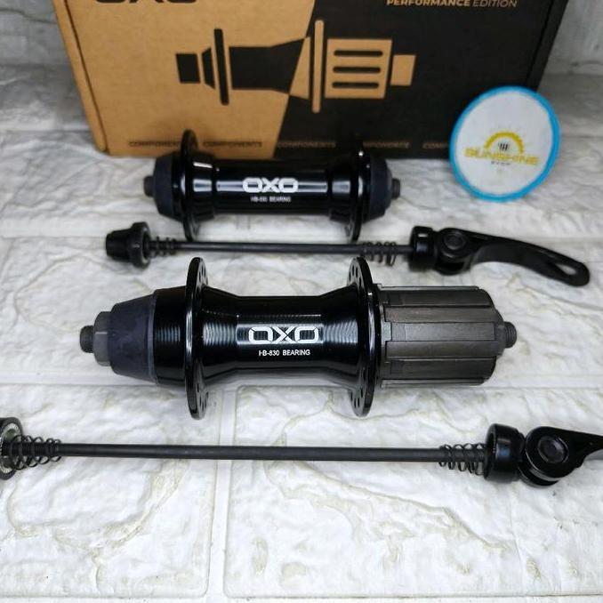 Hub Freehub Slup 36H OXO HB830 Sprocket CASSETTE 7 8 9 10 Speed BEARING V-Brake dan U-Brake Sepeda B