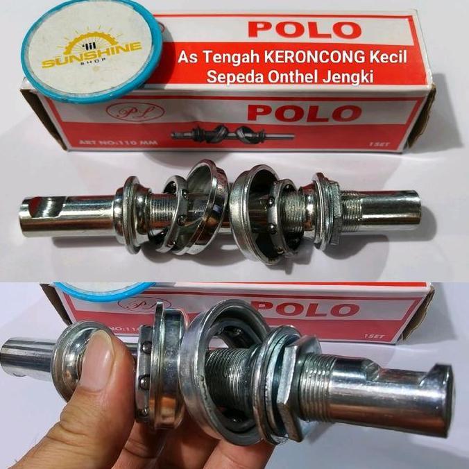 As BB KERONCONG KECIL Kuncian PEN Untuk Gir Tengah Crank Piringan Sepeda Onthel Jengki 26x1 3/8 Jadu