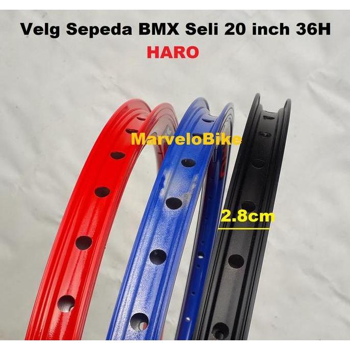 Rims Velg Sepeda Lipat BMX 20 inch 36 Hole Merk HARO
