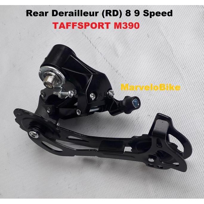 RD Rear derailleur Sepeda 8 9 Speed Long Arm Merk TAFFSPORT M390