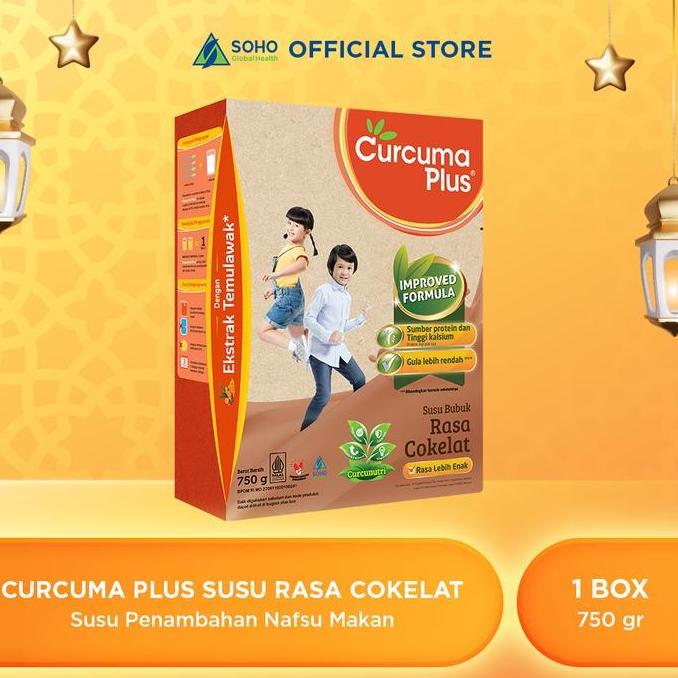 Curcuma Plus Susu Bubuk Anak - Coklat 750gr