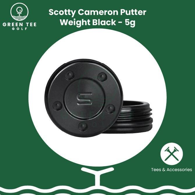 Golf Scotty Cameron Putter Weight FULL BLACK 1 Pair Pemberat Putter Scotty Cameron