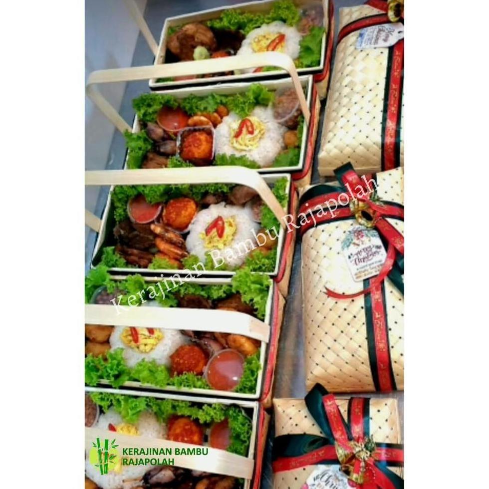 sokase/besek bambu jinjing ukuran 30x17cm