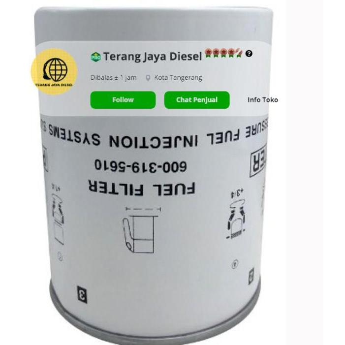 Filter Catridge Pc200-8Mo 600-319-5610 600 319 5610