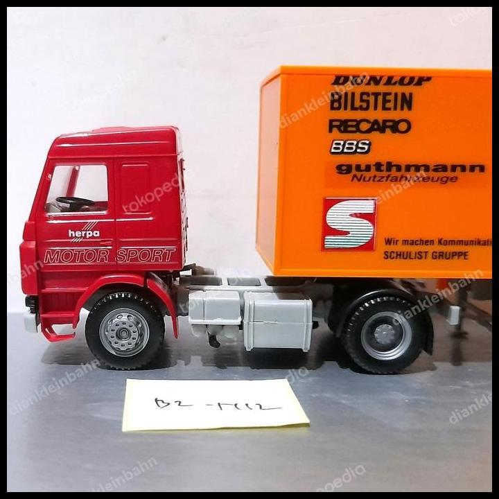 HOT DEAL HERPA SKALA 1:87 SCANIA TRUCK 143M MERAH LIV HERPA MOTOR SPORT B2-N12 