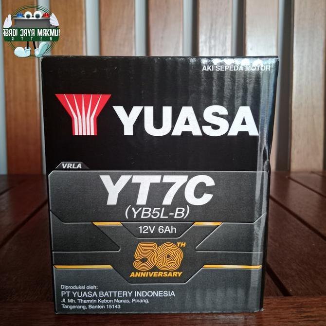 Aki Motor Yamaha Jupiter Mx, Bajaj Pulsar 135Cc Yuasa Yt7C Aki Kering