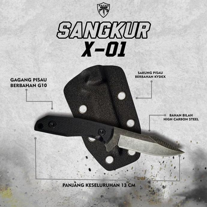 PATAS - Pisau Patas Mini Tactical Custom