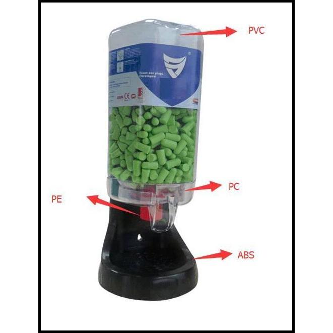 DISKON KRISBOW EAR PLUG PU 250 PR W/DISPENSER SRHP102PU 10146287 