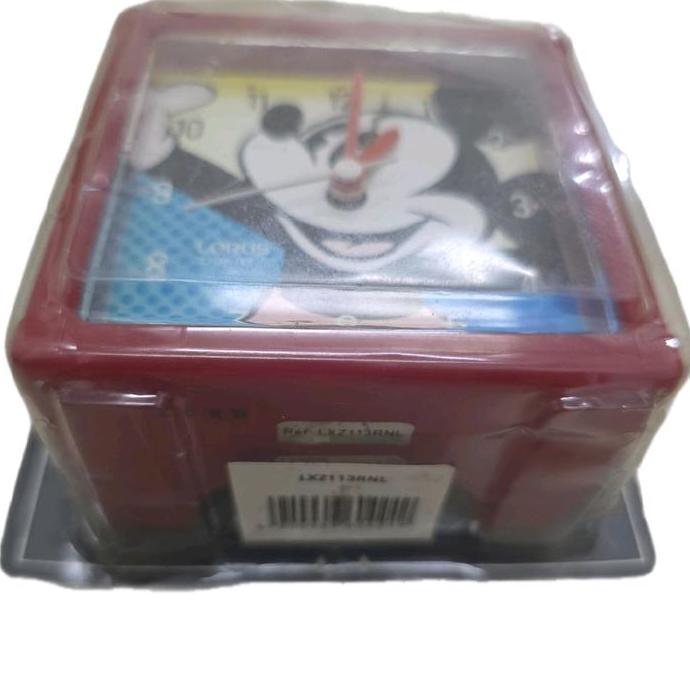 Ready Lorus Jam Meja Clock Beker Weker LXZ113RNL LXZ113 RNL MICKEY MOUSE Alarm Bunyi