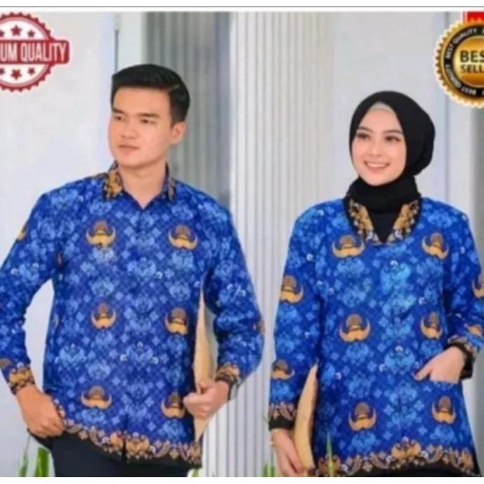 Kemeja Batik Korpri Pria - Seragam Korpri Pns