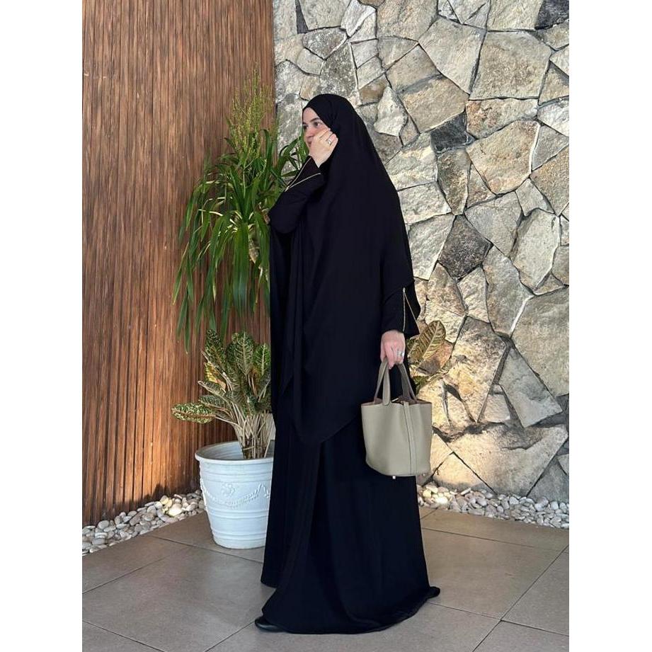 Gamis Syar'i Nadeea.id_ Hafshah Abaya Simple Elegan Nyaman
