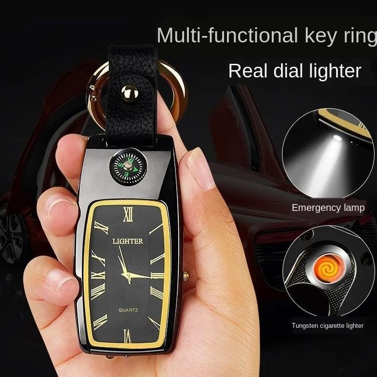Pemantik jam tangan atas pemantik gantungan kunci pemantik senter kecil pemantik rokok elektronik ta