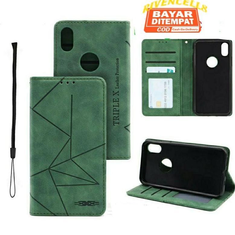 cuci gudang iphone xs max / x xs xr apple 11 11pro / 11 pro max  flip cover wallet kulit standing le