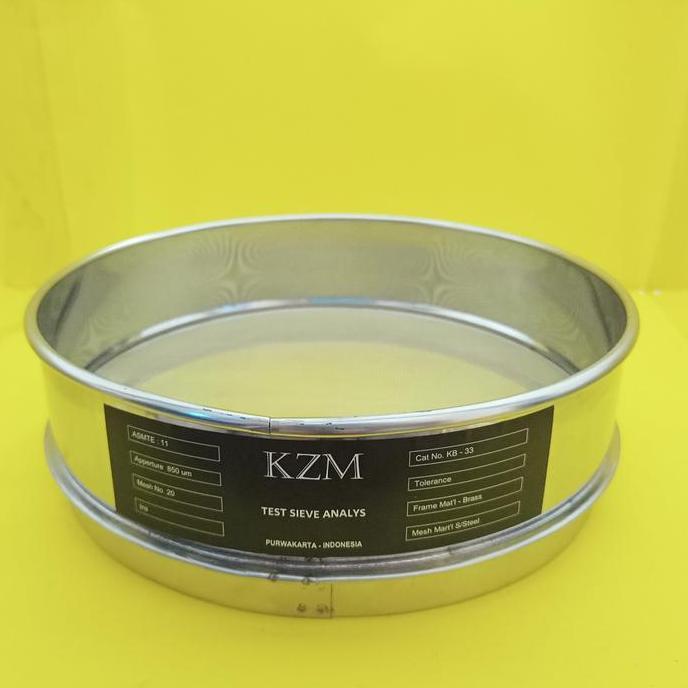 Sieve Test Mesh 20 Sieve Ayakan Stainless Mesh 20 (850 Um) New