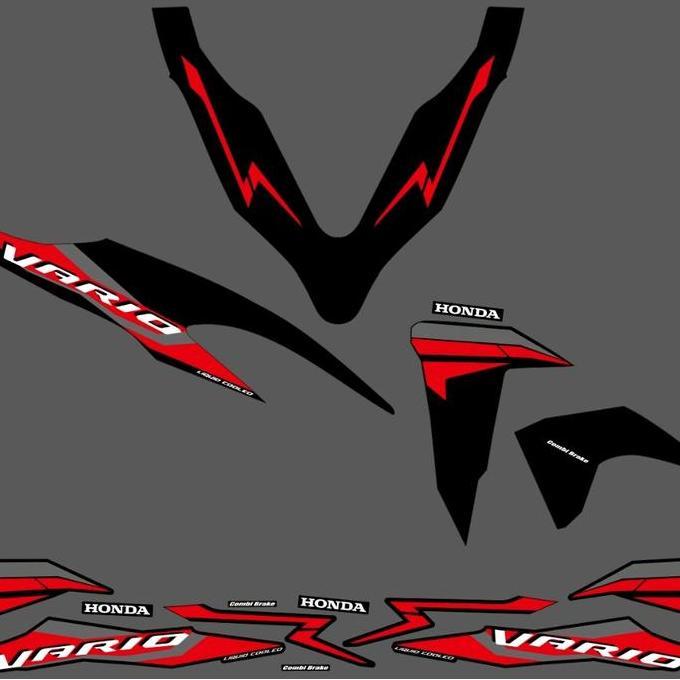 Stiker Striping Vario Transparan List Original Simple Led 125/150 - Motorcycle