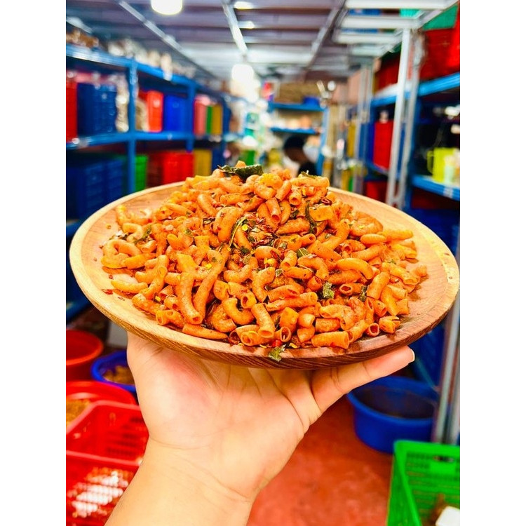 Makaroni Bantet 1kg / Makaroni Bantet / Cemilan Pedas / Makaroni Bantet Pedas Daun Jeruk / Makroni B