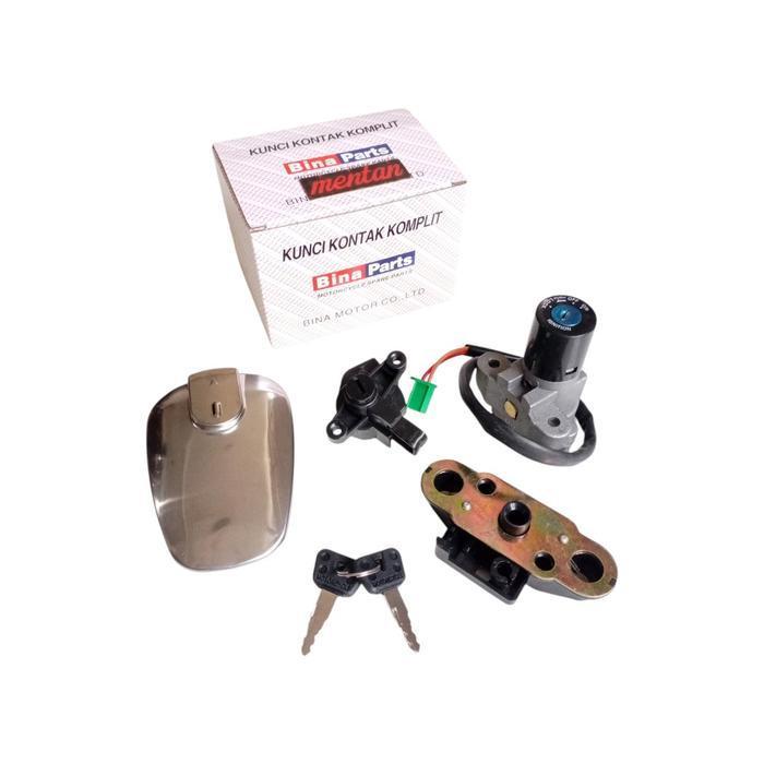 Binapart Kunci Kontak Set Plus Tutup Tangki Thunder 125 Original Dan Terpercaya