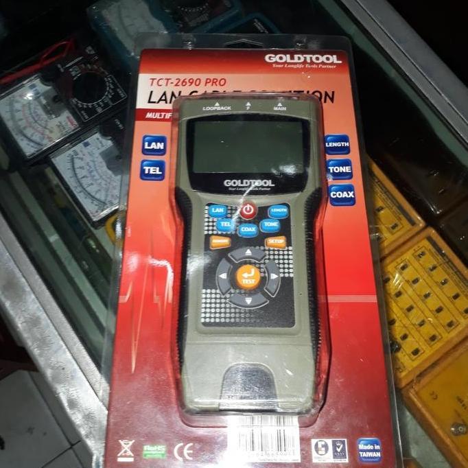 Goldtool Tct-2690Pro Digital Lan Cable Tester