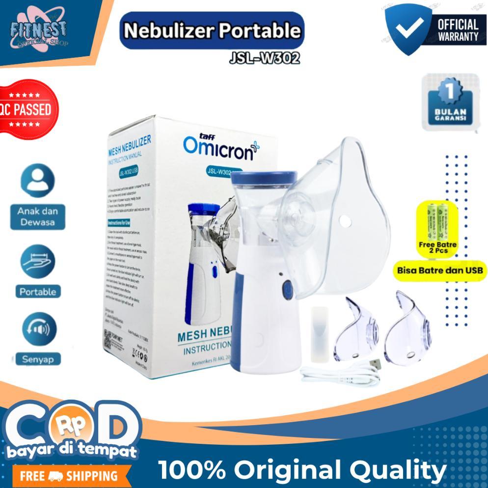 Alat Nebulizer Uap Portable Bantu Terapi Pernapasan Anak Dewasa Sesak Nafas Asma Batuk Pilek Handhel